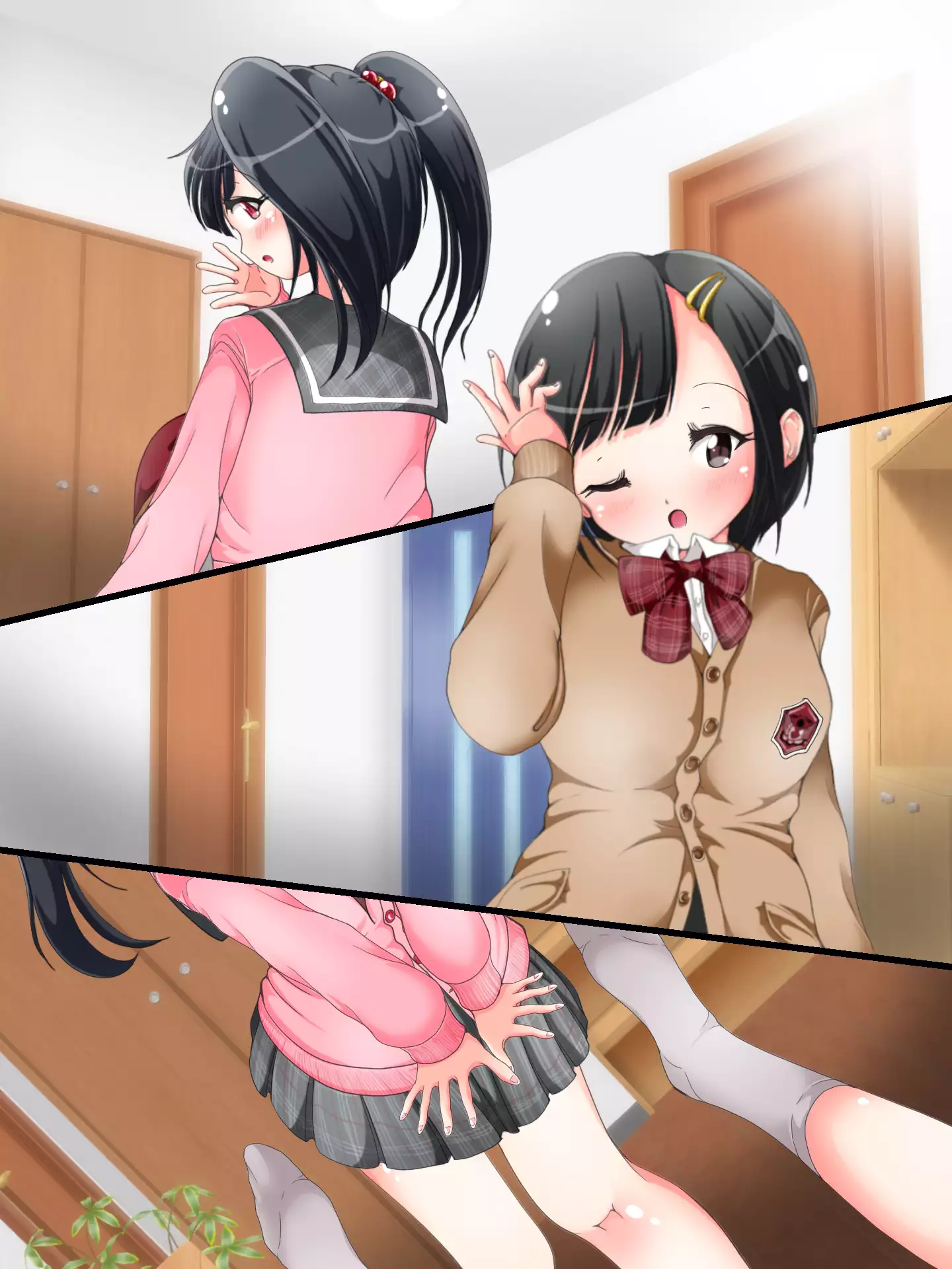 Ashi de Nando mo Choukyou Sarechau!! Aki no Seifuku Kaikan Ashikoki