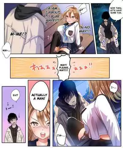 The Story of How a TS Girl That Won’t Be Able to Go Back to Being a Man if Fucked Is Assaulted by a Rapist and Desperately Flirts With Him in Order to Protect Her Virg...