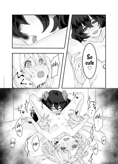 [Iwashimizuni] Futanari Onee-san to Onnanoko ga 1&2 | The Futanari Onee-san and the Young Girl's Naughty Story 1&2 [English]