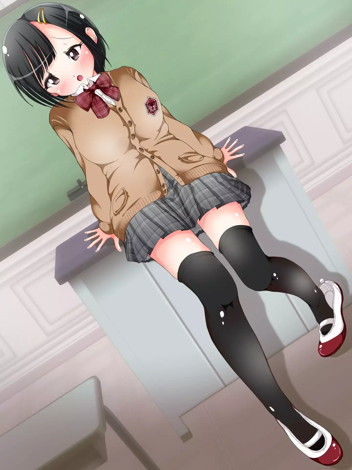 Ashi de Nando mo Choukyou Sarechau!! Aki no Seifuku Kaikan Ashikoki