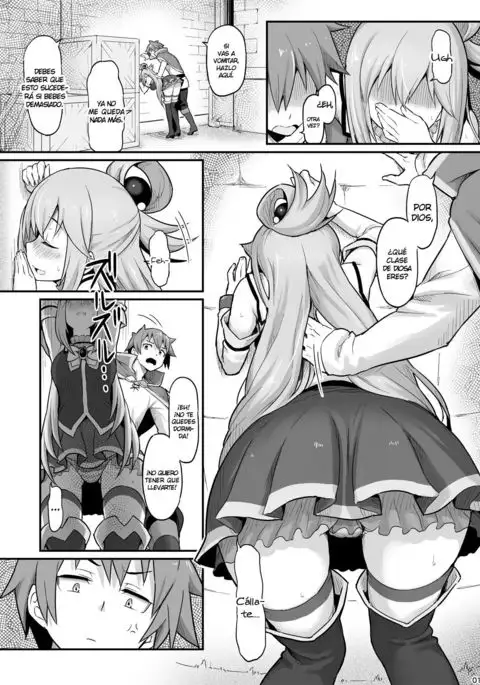 Damegami-sama wa Nomisugi ni Gochuui o!