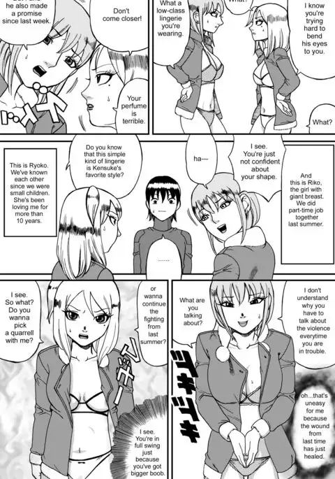Fuwapoyo crimson/catfight comic