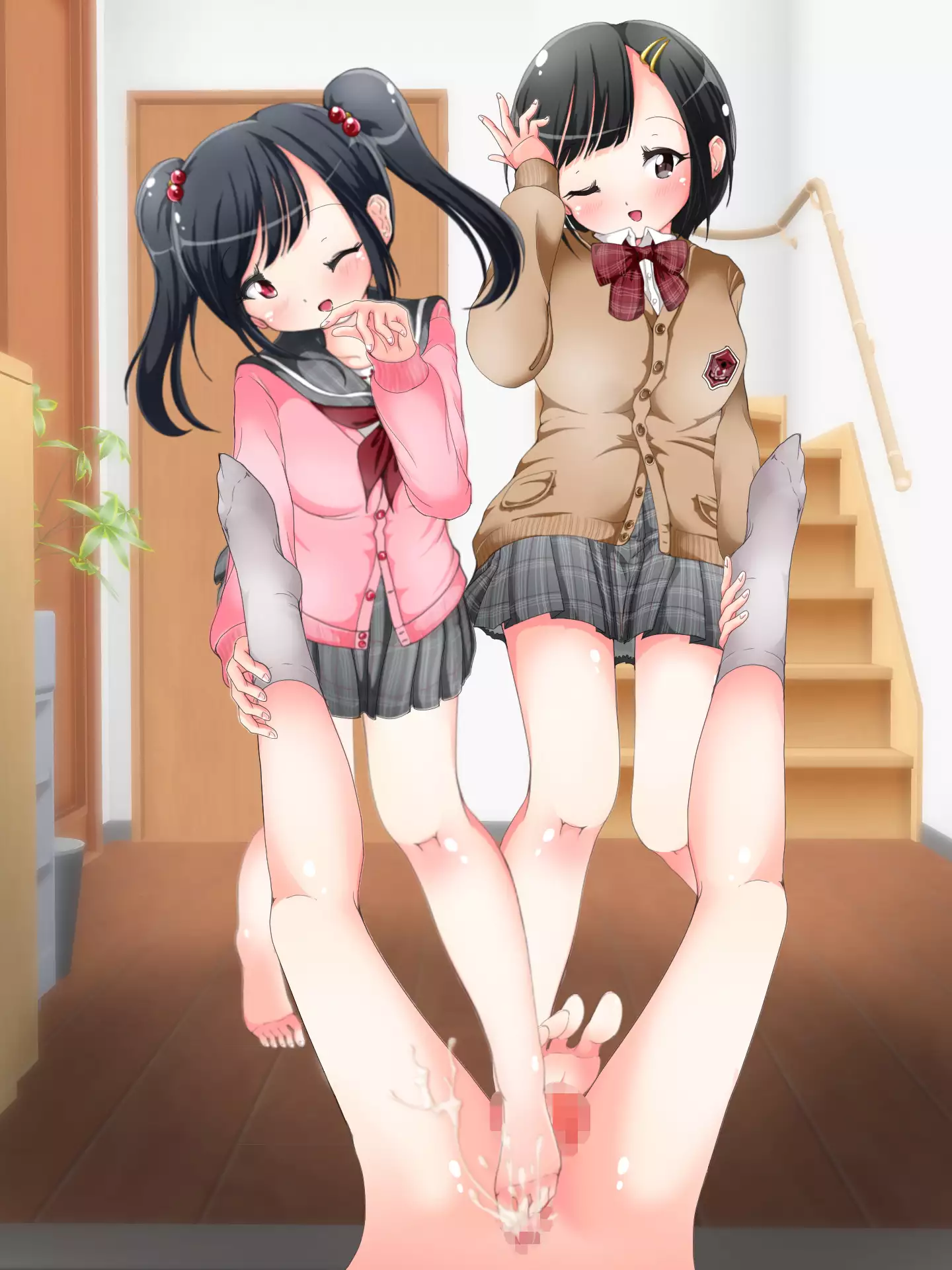 Ashi de Nando mo Choukyou Sarechau!! Aki no Seifuku Kaikan Ashikoki