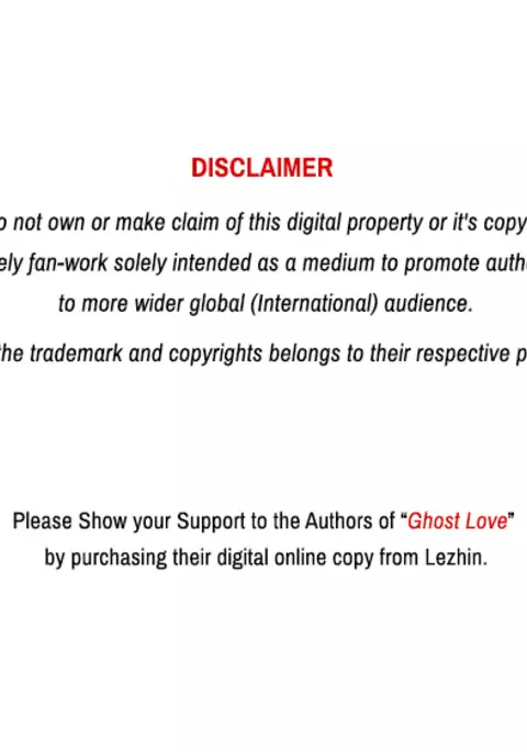 Ghost Love Ch.1-18.5