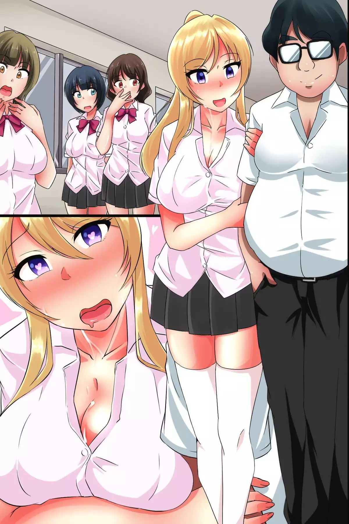 JK Gal wo Saimin Choukyou Shite Ore Senyou no Kyonyuu Bitch ni Saikyouiku