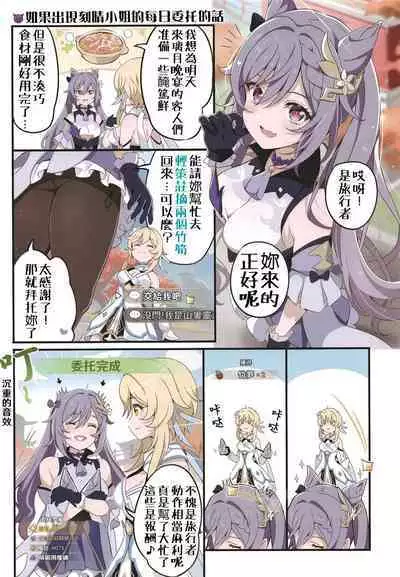 Furina ni Ryouri o Kuwashite Yaritain desu ga Kamaimasen ne!? - La Lettre a Furina! | 想讓芙寧娜嘗嘗我的料理大概沒問題吧!?