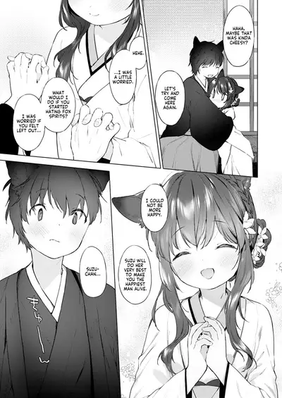 Yowai 200 Chai Okitsune-chan to Oshidori Fuufu Seikatsu. Dai 4 Wa | 200 Year Old Fox Girl and Her Happily Married Life. Part 4