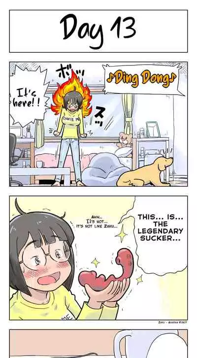 [Lithium] 100-nichigo ni Aiken to Sex suru Jimi Kyonyuu Megane-chan (Day 1-15) [English] [Milky_y]