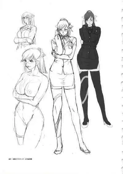 Hanachirasu - Initial Sketches and Unprocessed Illustrations - Selection