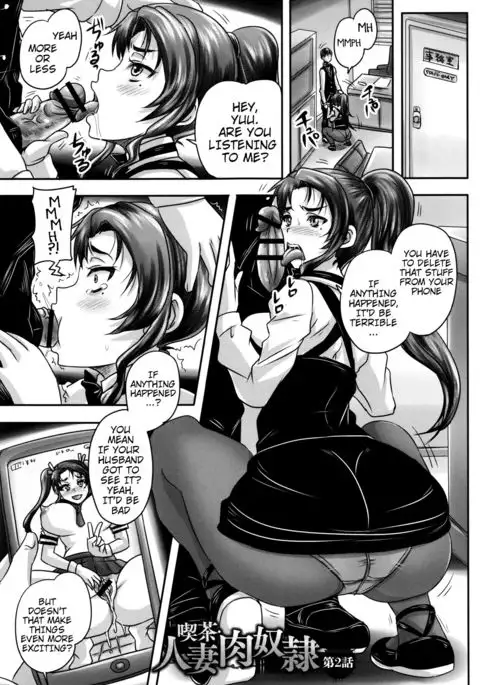 Kissa Hitozuma Nikudorei | Married Meat Slave Cafe Ch. 1-2