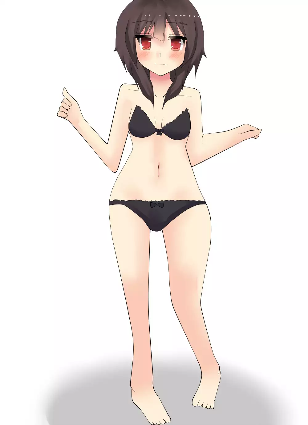 Megumin Ugoira Illust Tsumeawase