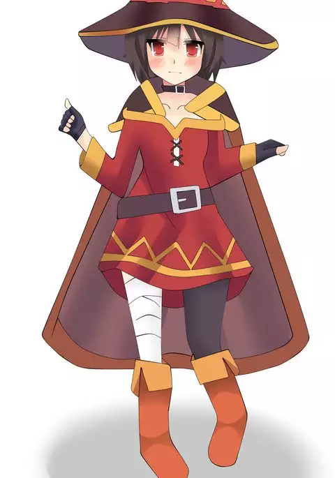 Megumin Ugoira Illust Tsumeawase