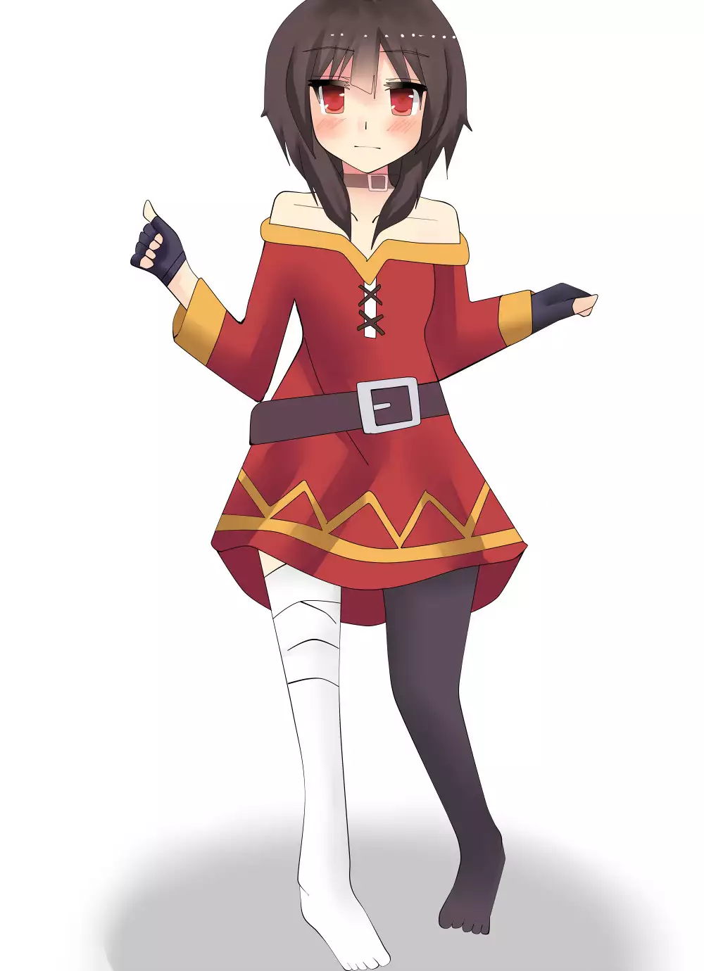 Megumin Ugoira Illust Tsumeawase