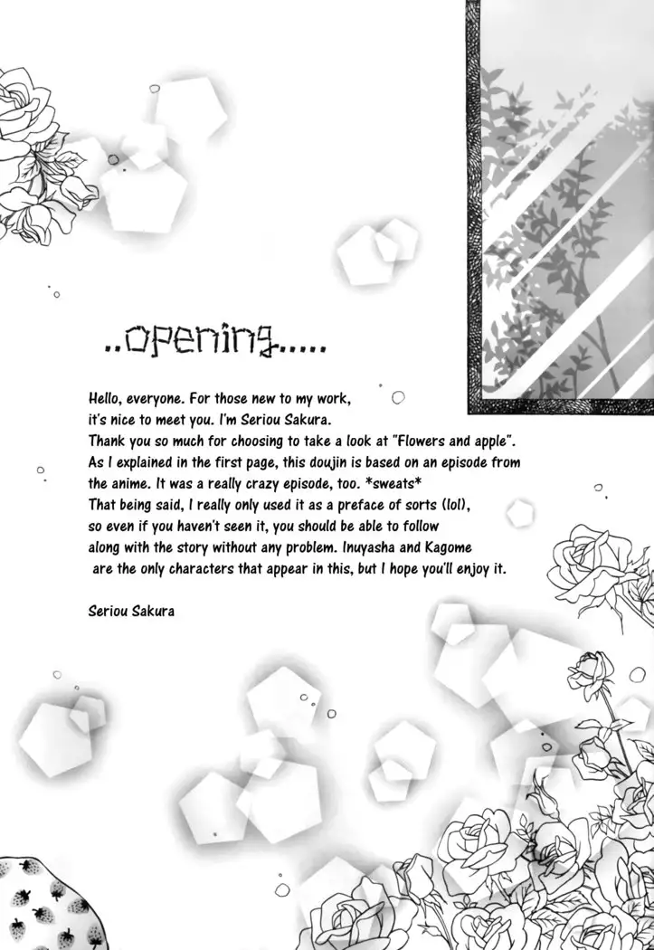 Hana To Ringo | Flowers and apple