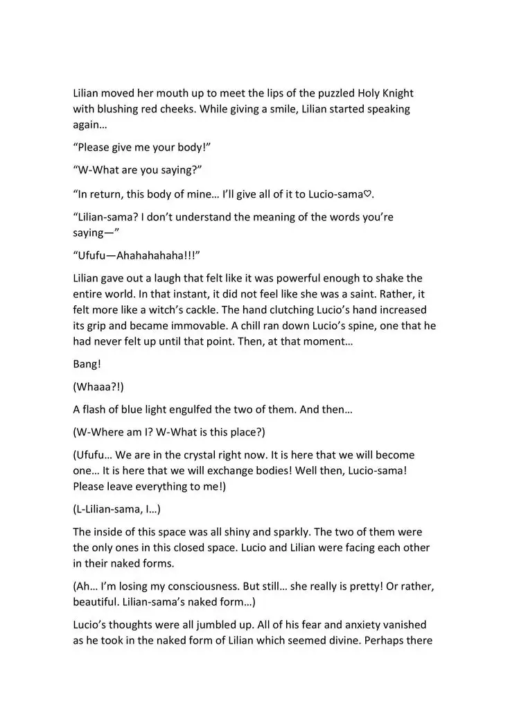 The Submission of the Holy Knight~trapped in a slutty body~