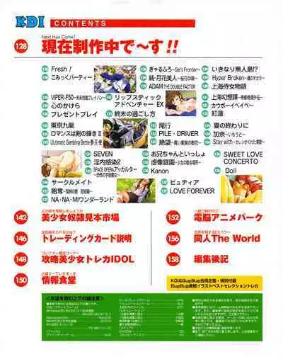 Kouryaku Dennou idol Vol.1 (May 1999)