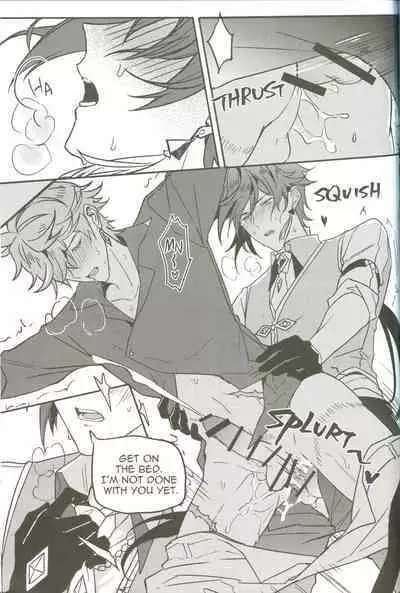 (megumignsn)The Intoxicated Harbinger and Archon (Genshin Impact)