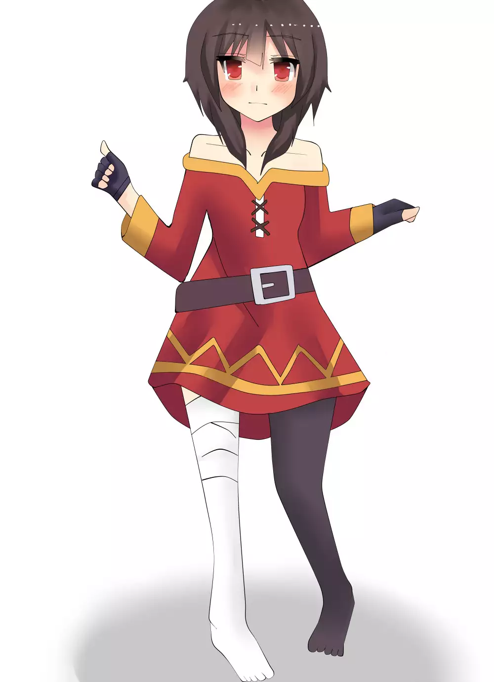 Megumin Ugoira Illust Tsumeawase