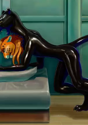 At night all panther are squeak by Shinard