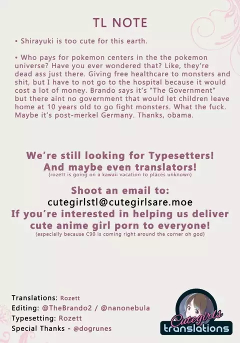 Shirayuki to Koi suru Hibi {Cutegirls}