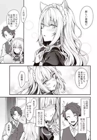 Moto Dorei no Nekomimi Maid to Shiawase Ecchi Suru Hon - Book to have happy sex with cat ear maid