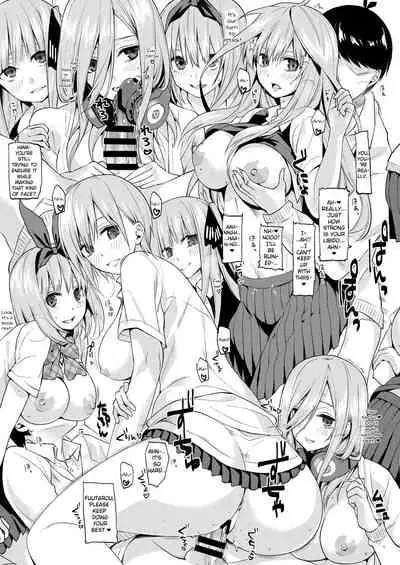 [Samurai Ninja GREENTEA] Gobun no Go -Nakano-ke Itsutsugo Harem END- | Five Fifths -Nakano Quintuplets' Harem END- (Gotoubun no Hanayome) [English] [syraku] [Digital]