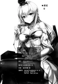 (C91) [Blank★Check (Shiri)] YOU TAKE MY BREATH AWAY (Kantai Collection -KanColle-) [Chinese] [无毒汉化组]