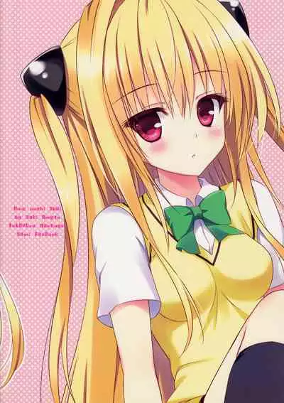 (SC56) [Ame nochi Yuki (Ameto Yuki)] Taiyaki Yorimo Suki na Hito (To Love-ru) [English]