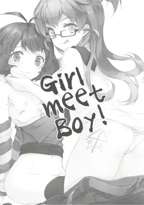 3 GIRL MEET BOY!