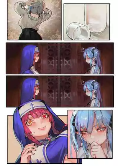 [Aoin no Junreibi (Aoin)] Marine no Zange-shitsu-Codependency |玛琳的忏悔室-依存症(Shirogane Noel, Houshou Marine, Yukihana Lamy) [Digital]