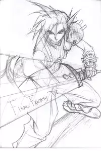 [Serika Himuro] Momo No Yu (Final Fantasy 7)