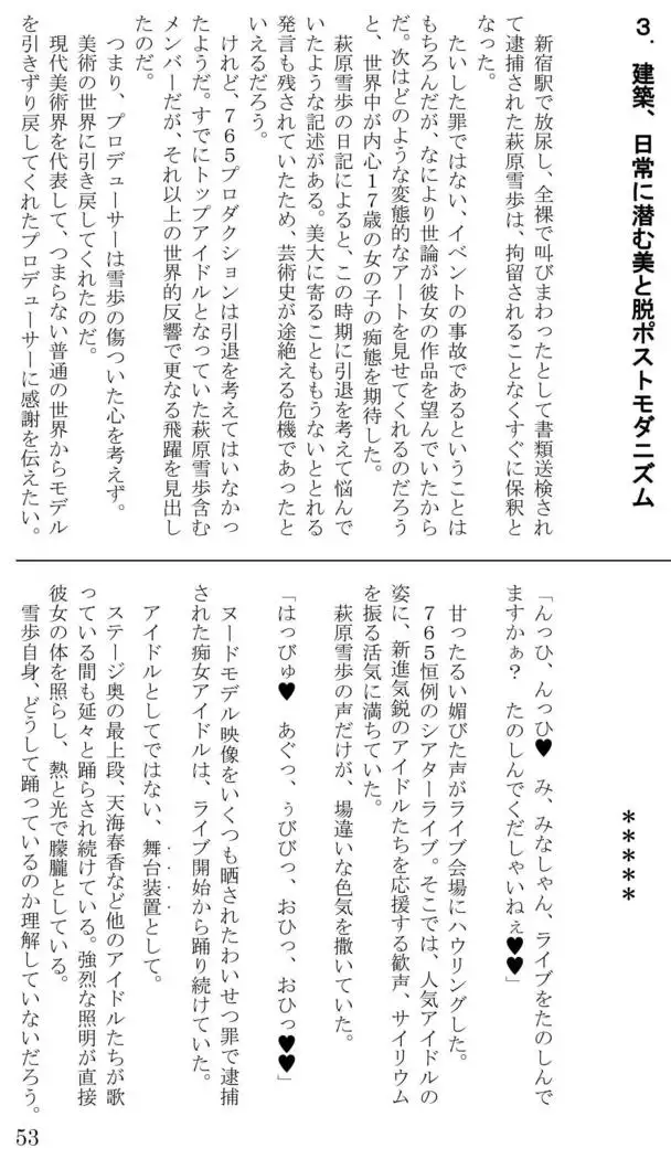 Introduction to art history of nude model Yukiho