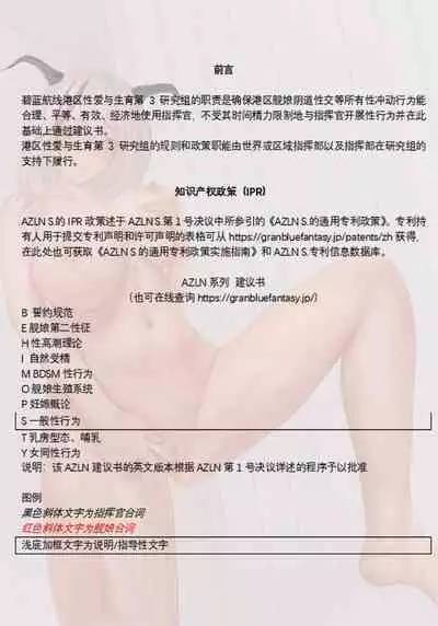 [acroyali] 碧蓝航线本：港区性爱与生育第3研究组 性爱方法应用指导