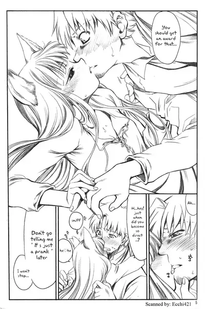 (C72) [Emode (Sanada Rin)] Shiawase o Ushinau no Naraba Kinyoku Nado Gu no Kocchou (Spice and Wolf) [English]