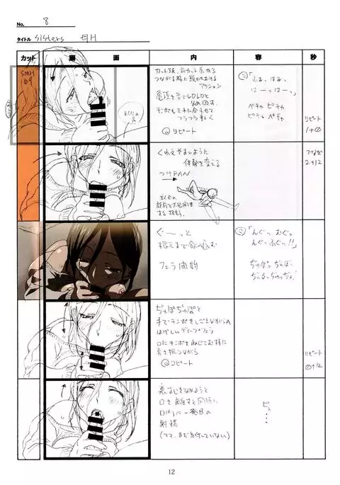 SISTERS -Natsu no Saigo no Hi- H Scene All Part Storyboard
