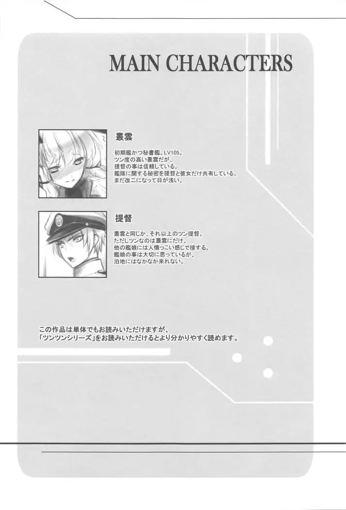 Tsun na Kanojo to Tsun na Teitoku no Yoru no Togi